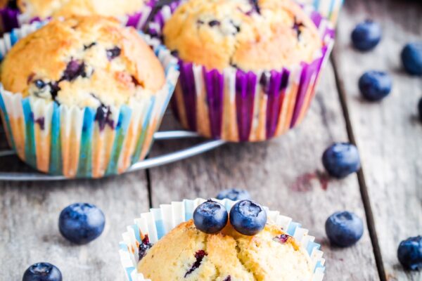 Blueberry lemon muffins